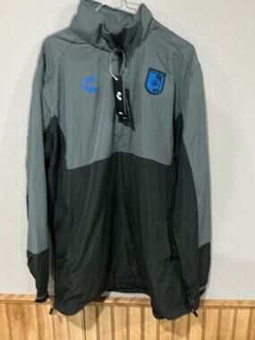 Charly Queretaro FC Outdoor Quarter-Zip Jacket - Black Mens Medium